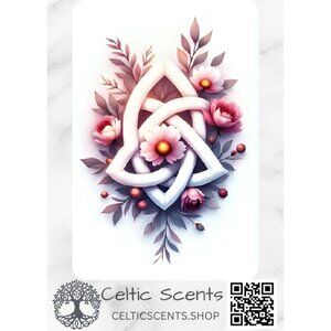 Celtic Knot Magnetic Bookmark, Laminated with Strong Magnet, Decorative Bookmark